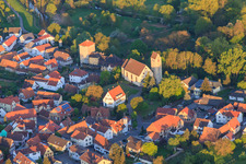 Saint-Barthélemy à Berg dans le département Rhénanie-Palatinat, Allemagne d'en haut