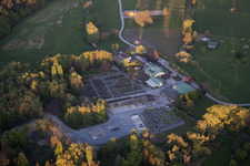 Photographie aérienne de Marché aux plantes Pépinière de Bienwald (Palatinat) à Berg dans le département Rhénanie-Palatinat, Allemagne