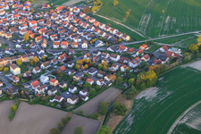 Vue oblique de Lärchenstr à Hagenbach dans le département Rhénanie-Palatinat, Allemagne