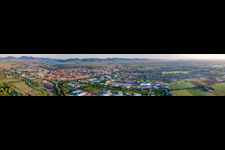 Quartier Queichheim in Landau in der Pfalz dans le département Rhénanie-Palatinat, Allemagne vu d'un drone