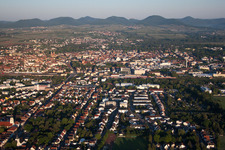Quartier Queichheim in Landau in der Pfalz dans le département Rhénanie-Palatinat, Allemagne hors des airs