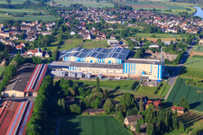 Vue aérienne de Zone industrielle Carl-Zeiss-Straße avec Noelle + von Campe GmbH & Co. KG à Boffzen dans le département Basse-Saxe, Allemagne