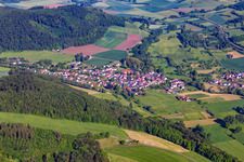 Vue aérienne de Quartier Bruchhausen in Höxter dans le département Rhénanie du Nord-Westphalie, Allemagne