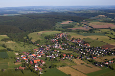 Vue aérienne de Quartier Bosseborn in Höxter dans le département Rhénanie du Nord-Westphalie, Allemagne