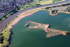 Vue aérienne de Höxter dans le département Rhénanie du Nord-Westphalie, Allemagne
