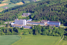 Vue aérienne de Clinique Asklepios Weserbergland Höxter à Höxter dans le département Rhénanie du Nord-Westphalie, Allemagne