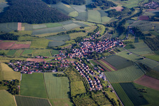 Vue aérienne de Quartier Unteraltertheim in Altertheim dans le département Bavière, Allemagne