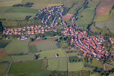 Vue aérienne de Quartier Unteraltertheim in Altertheim dans le département Bavière, Allemagne