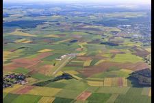 Vue aérienne de Aéroport Walldürn à Walldürn dans le département Bade-Wurtemberg, Allemagne