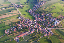 Vue aérienne de Quartier Schollbrunn in Waldbrunn dans le département Bade-Wurtemberg, Allemagne
