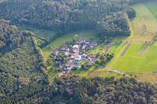 Photographie aérienne de Quartier Oberdielbach in Waldbrunn dans le département Bade-Wurtemberg, Allemagne