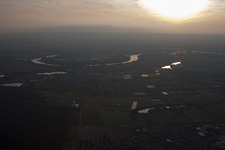 Photographie aérienne de Altlußheim dans le département Bade-Wurtemberg, Allemagne