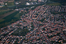 Quartier Sankt Leon in St. Leon-Rot dans le département Bade-Wurtemberg, Allemagne d'un drone