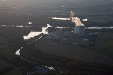 Philippsburg dans le département Bade-Wurtemberg, Allemagne d'en haut