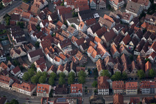 Vue aérienne de Sur le fossé à Herrenberg dans le département Bade-Wurtemberg, Allemagne