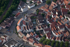 Photographie aérienne de Bronntor à Herrenberg dans le département Bade-Wurtemberg, Allemagne