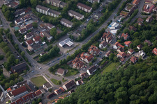 Vue aérienne de Centre d'emploi de la Stuttgarter Straße à Herrenberg dans le département Bade-Wurtemberg, Allemagne