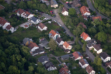 Vue aérienne de Wilhelmstraße x Ulrichweg à Herrenberg dans le département Bade-Wurtemberg, Allemagne