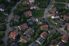 Vue aérienne de Kirchhalde Ehbühl à Herrenberg dans le département Bade-Wurtemberg, Allemagne