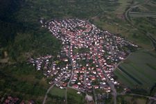 Vue aérienne de Quartier Kayh in Herrenberg dans le département Bade-Wurtemberg, Allemagne