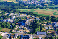 Vue aérienne de Hôpital de la Bundeswehr Ulm à le quartier Eselsberg in Ulm dans le département Bade-Wurtemberg, Allemagne