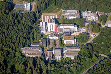 Vue aérienne de Campus Université Ulm à le quartier Eselsberg in Ulm dans le département Bade-Wurtemberg, Allemagne