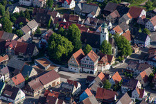 Laichingen dans le département Bade-Wurtemberg, Allemagne hors des airs