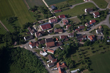 Vue aérienne de Quartier Briel in Ehingen dans le département Bade-Wurtemberg, Allemagne