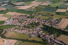 Vue aérienne de Quartier Alberweiler in Schemmerhofen dans le département Bade-Wurtemberg, Allemagne