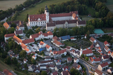 Vue aérienne de Obermarchtal dans le département Bade-Wurtemberg, Allemagne