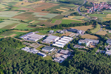 Vue aérienne de RET GmbH à le quartier Jettenburg in Kusterdingen dans le département Bade-Wurtemberg, Allemagne