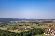 Quartier Mähringen in Kusterdingen dans le département Bade-Wurtemberg, Allemagne hors des airs