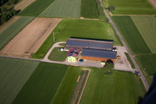 Quartier Wankheim in Kusterdingen dans le département Bade-Wurtemberg, Allemagne d'en haut