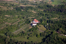 Photographie aérienne de Chapelle Wurmlinger - Chapelle Saint-Remi à le quartier Hirschau in Tübingen dans le département Bade-Wurtemberg, Allemagne