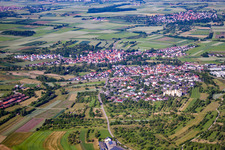 Quartier Altingen in Ammerbuch dans le département Bade-Wurtemberg, Allemagne hors des airs