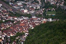 Vue aérienne de Chemin du vignoble à Herrenberg dans le département Bade-Wurtemberg, Allemagne