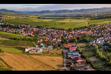 Vue aérienne de Zone commerciale à Gerlachsgärten à Insheim dans le département Rhénanie-Palatinat, Allemagne