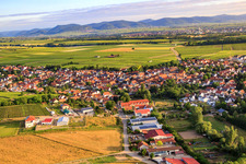 Vue oblique de Zone commerciale à Gerlachsgärten à Insheim dans le département Rhénanie-Palatinat, Allemagne