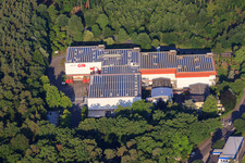 Meubles GILB à Herxheim bei Landau dans le département Rhénanie-Palatinat, Allemagne vue du ciel