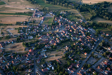 Vue aérienne de Forstfeld dans le département Bas Rhin, France
