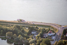 Vue oblique de Drusenheim dans le département Bas Rhin, France