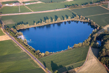 Offendorf dans le département Bas Rhin, France d'un drone