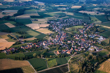Quartier Diersheim in Rheinau dans le département Bade-Wurtemberg, Allemagne depuis l'avion