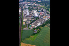 Photographie aérienne de Du nord à Fulda dans le département Hesse, Allemagne
