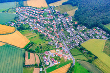 Vue aérienne de Vue du sud-est à le quartier Niesig in Fulda dans le département Hesse, Allemagne