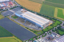 Vue aérienne de Zone industrielle de la Böcklerstraße avec FFT Produktionssysteme GmbH & Co. KG à le quartier Rodges in Fulda dans le département Hesse, Allemagne