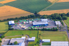 Vue aérienne de Service PreZero Mitte-West GmbH & Co. KG à le quartier Rodges in Fulda dans le département Hesse, Allemagne