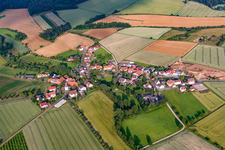 Vue aérienne de Quartier Malkes in Fulda dans le département Hesse, Allemagne