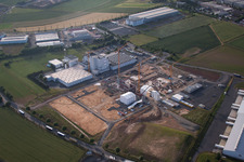Vue aérienne de Locaux de l'usine Milupa GmbH à le quartier Besges in Fulda dans le département Hesse, Allemagne