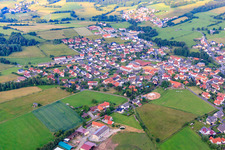 Photographie aérienne de Hosenfeld dans le département Hesse, Allemagne